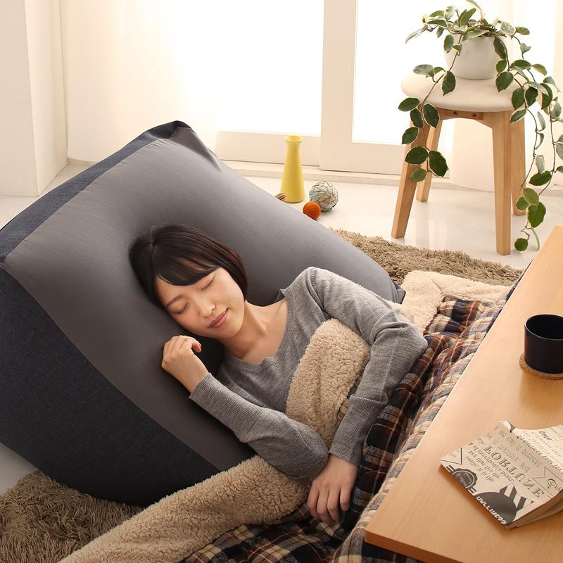 クッション 3サイズから選べるマイクロビーズクッション 幅60cm 日用品 伸縮 洗える 日本製