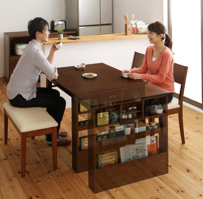 ダイニングセット 100cmから伸びる コンパクトエクステンションダイニング popon ポポン