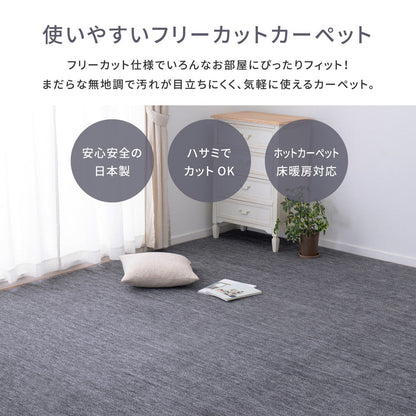 ラグ カーペット 江戸間1帖 ペットにやさしい平織カーペット ラウム 88×176cm 絨毯
