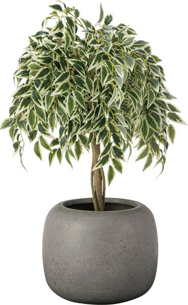 グリーンベース 幅33.5×奥行33.5×高さ26.5cm 日用品 完成品 組立不要 グレー 植木鉢