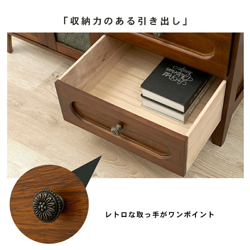 テレビ台 TV台 -MTV-レトロ 両扉 90×40×45cm スタンド ローボード TVボード