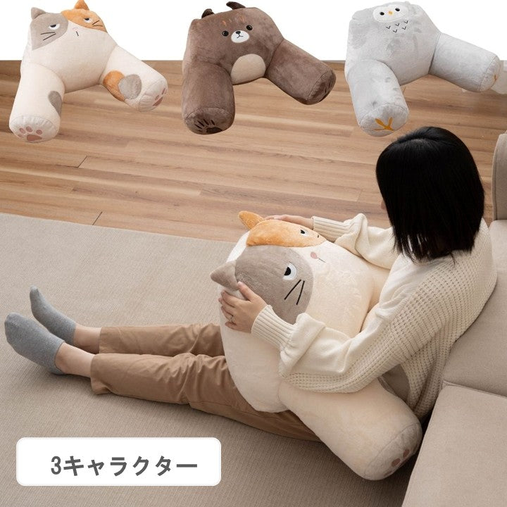 ぬいぐるみ 26AWコタン ミケネコ リラックス 63X48 63×48×33cm 日用品 ラック
