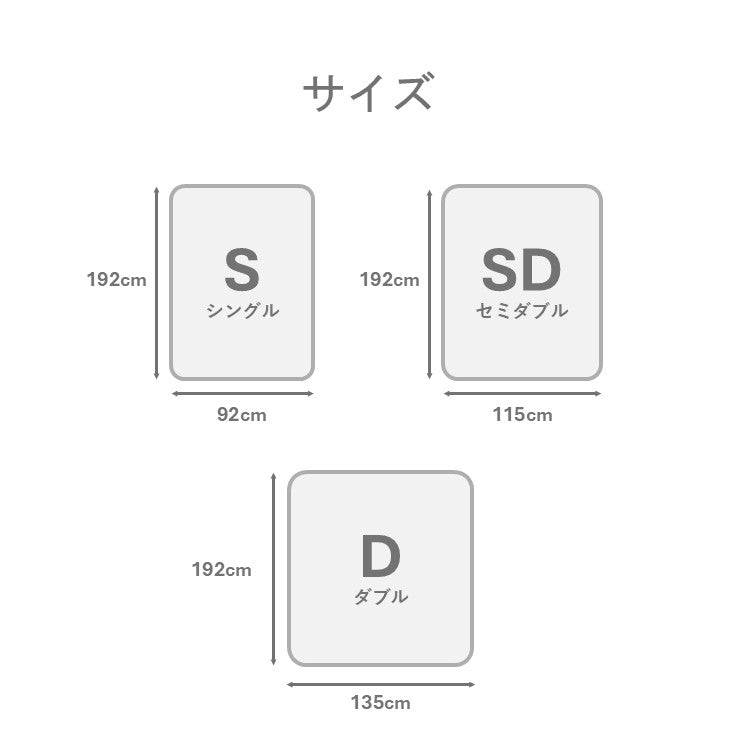 敷パッド ナンゴクキブン ビーグシキパットシングル95×192 95×192cm 日用品 シングル