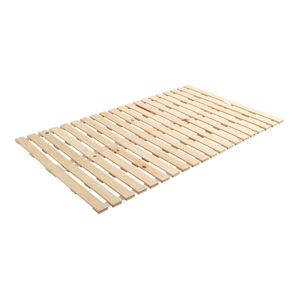マット すのこベッドロール式 檜仕様(セミダブル) 120x200x2.5cm 家具 インテリア