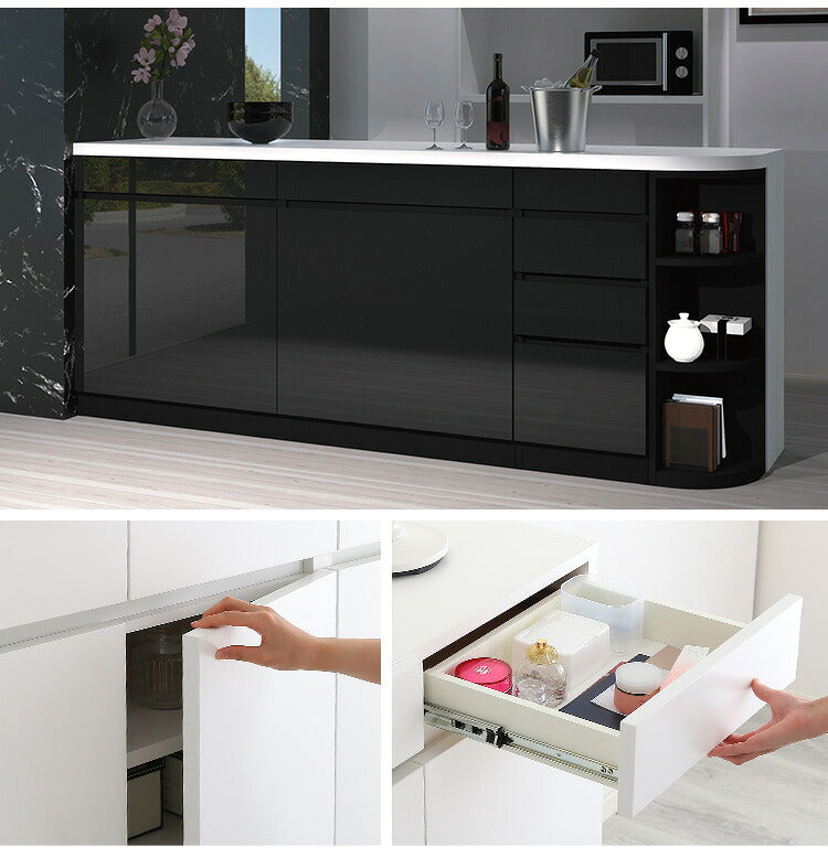 ラック セミオーダーカウンター下収納ぴったりくん キャビネット 幅120cm×奥行35cm 全14色