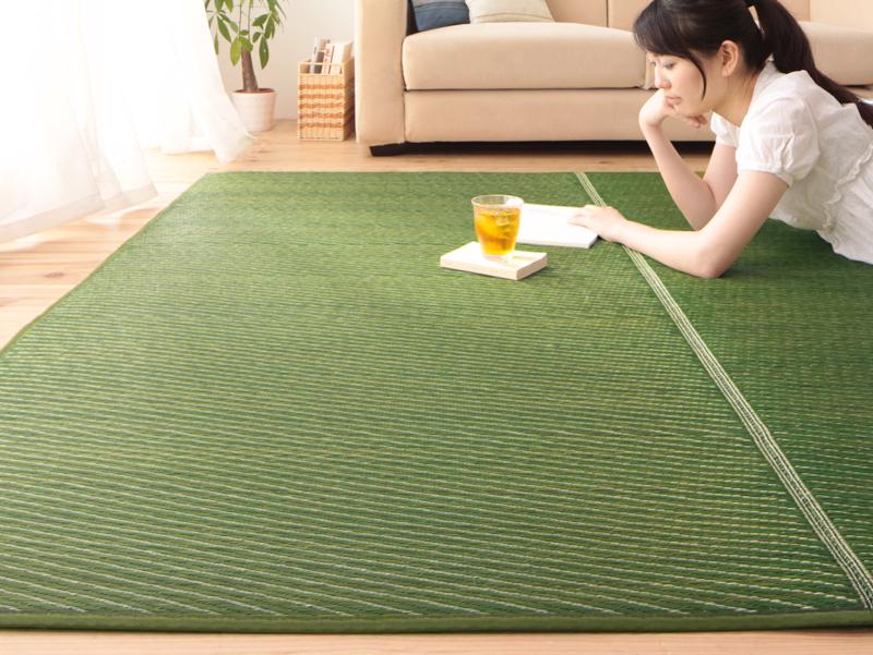 ラグ 30タイプから選べる国産ふっくらい草ラグ Sidy シディ 140×200cm ラグマット
