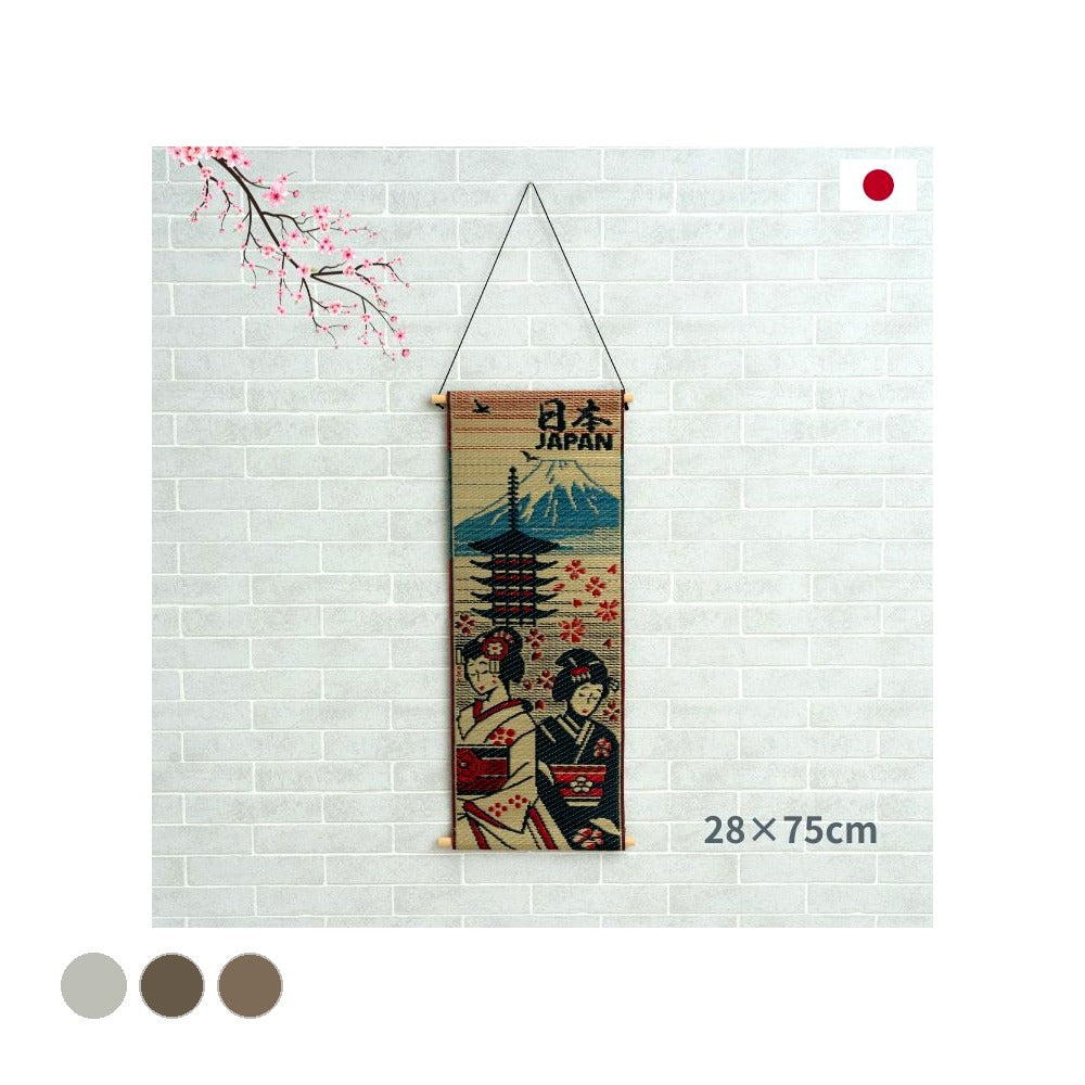 掛け軸 舞妓 28×75cm 日用品 生活雑貨 本品は 日本国内で栽培 育成 加齢臭