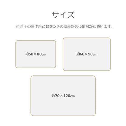 玄関マット ラフラ GN 50X80 50×80×1.4cm ラグマット カーペット ラグ 絨毯