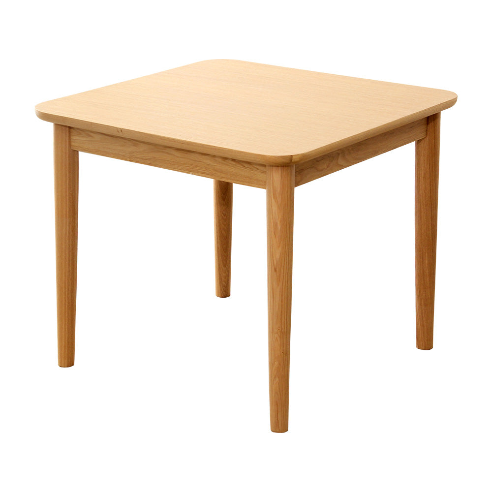 ダイニングテーブル単品(幅75cm) ナチュラルロータイプ 木製アッシュ材 Risum-リスム