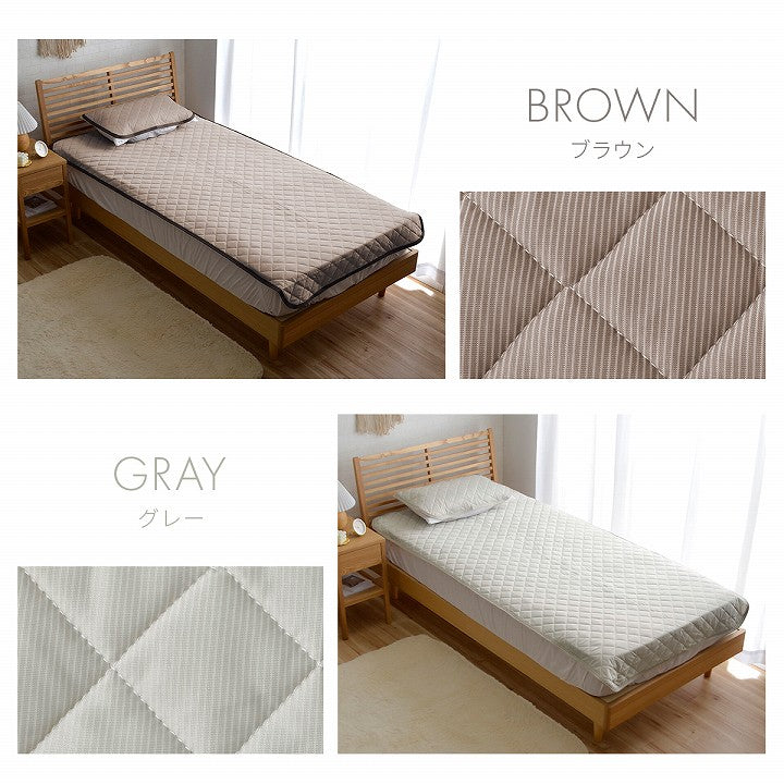 敷パッド シキPレノ 100×205cm 日用品 洗える 寝具 ■ 四隅にゴムバンド付きで