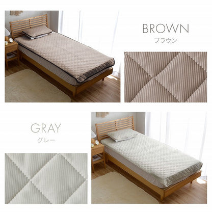 敷パッド シキPレノ 100×205cm 日用品 洗える 寝具 ■ 四隅にゴムバンド付きで