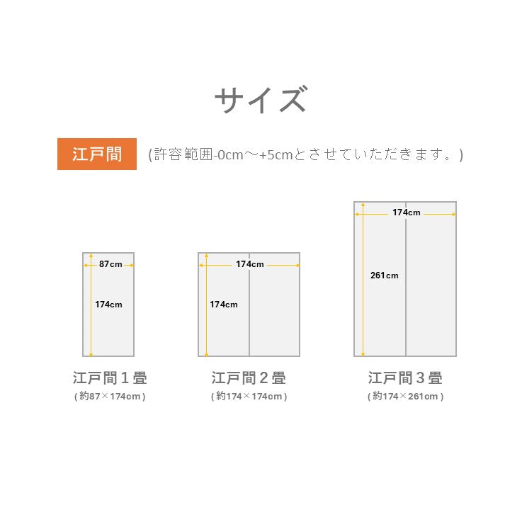 花ござ CXリーシャ GN エド 4ホウ 87×174cm ラグマット カーペット ラグ 絨毯