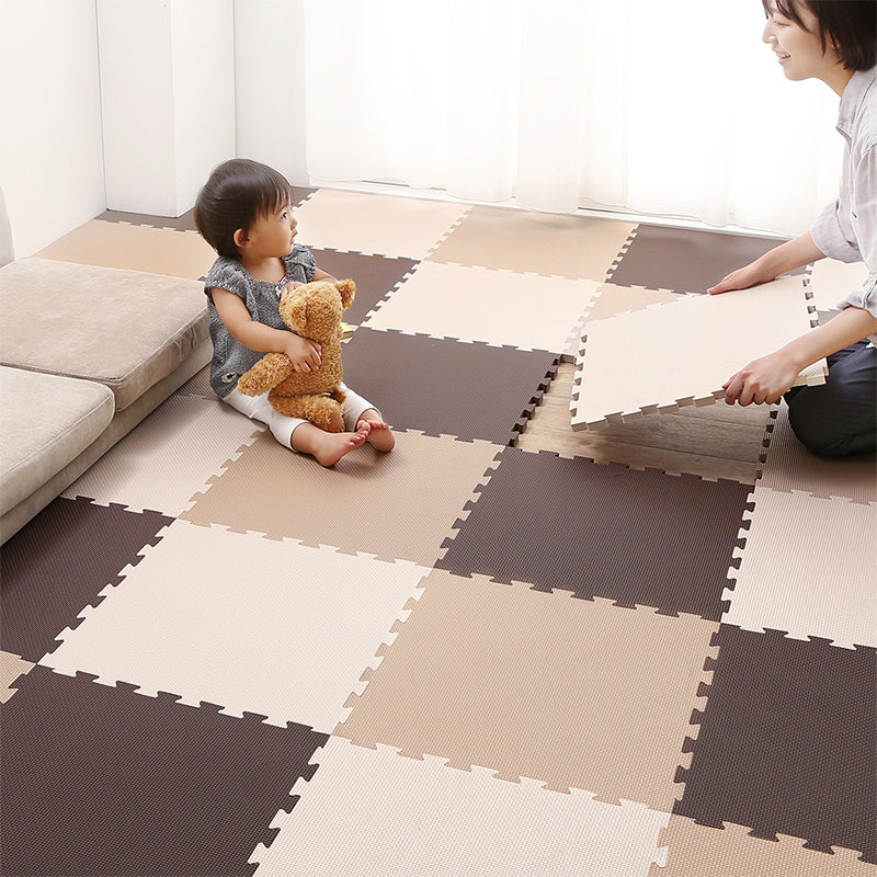ラグマット ジョイントマット いろ・いろフィット 45cm角 10mm厚 尺五 12枚 1.5畳