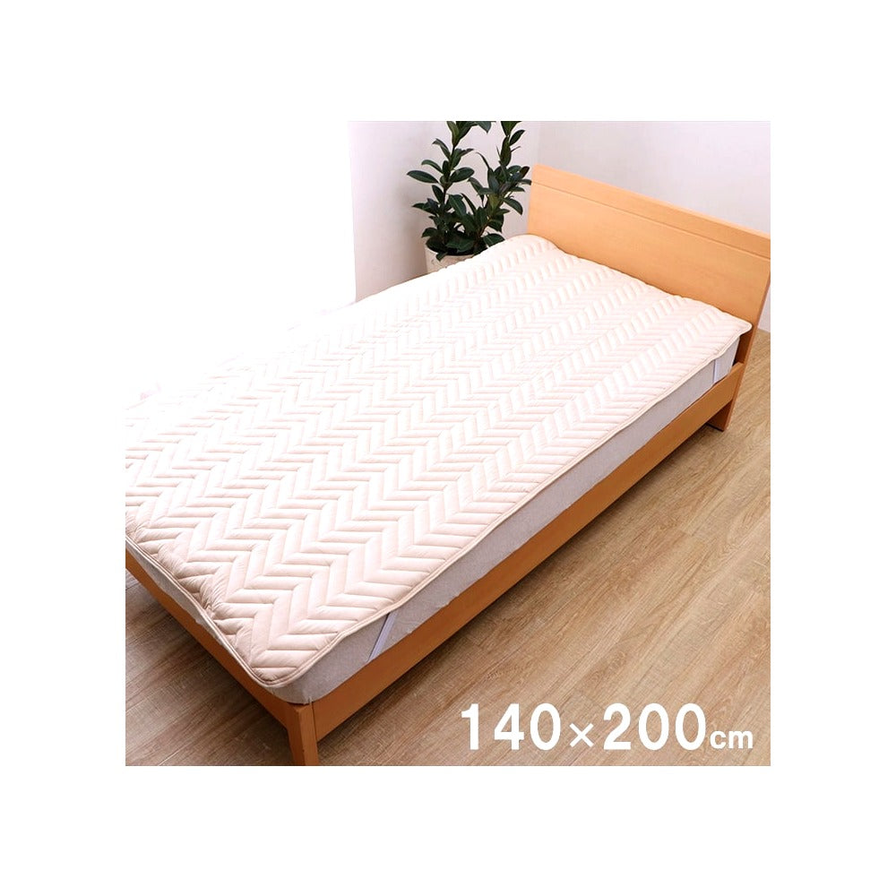 ペッドバッド ベットパッド防ダニ ダブル 敷パッド 140X200 140×200cm 日用品 抗菌