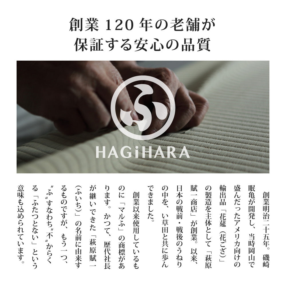 ラグ 国産い草ラグ 裏貼り 右京 うきょう 191×191cm ラグマット カーペット 絨毯 消臭