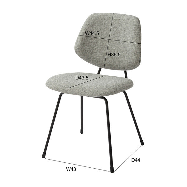 ダイニングチェア チェア 幅50×奥行58×高さ81cm ダイニング家具 完成品 組立不要 ブラック