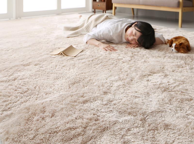 ラグ 洗濯機で洗えるシャギーラグ shaggila シャギラ 90×185cm ラグマット 絨毯