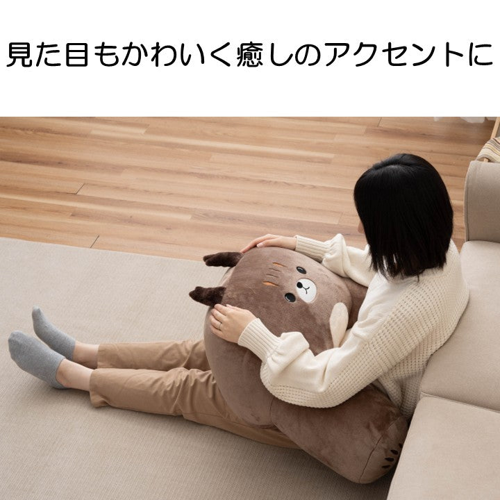 ぬいぐるみ 26AWコタン ミケネコ リラックス 63X48 63×48×33cm 日用品 ラック