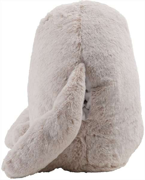 お座りクッション(イエティ) 幅21×奥行23×高さ30cm 日用品 完成品 組立不要 ベージュ