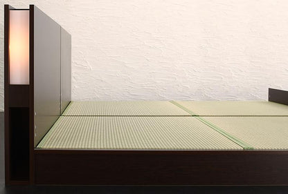 ベッド シングル お客様組立 高さ調整できる国産畳ベッド LIDELLE リデル 美草 すのこベッド
