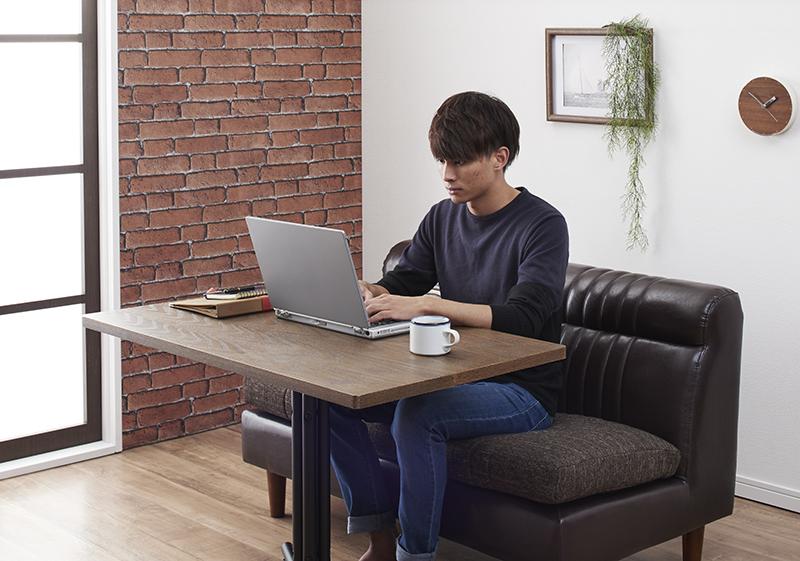 ソファ ヴィンテージカフェスタイルソファダイニング Towne タウン ダイニングテーブル W100