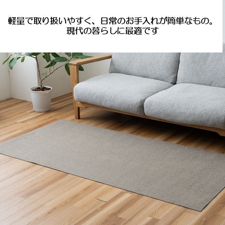 ラグ シンプリー BR 90X180 90×180cm ラグマット カーペット 絨毯