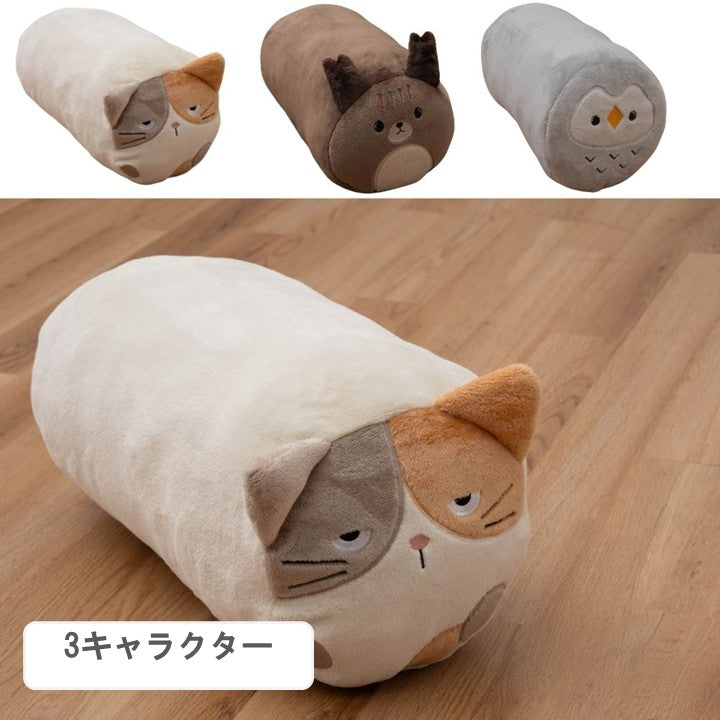 ぬいぐるみ 26AWコタン ミケネコ ボルスター R20X40 40×20×20cm 日用品