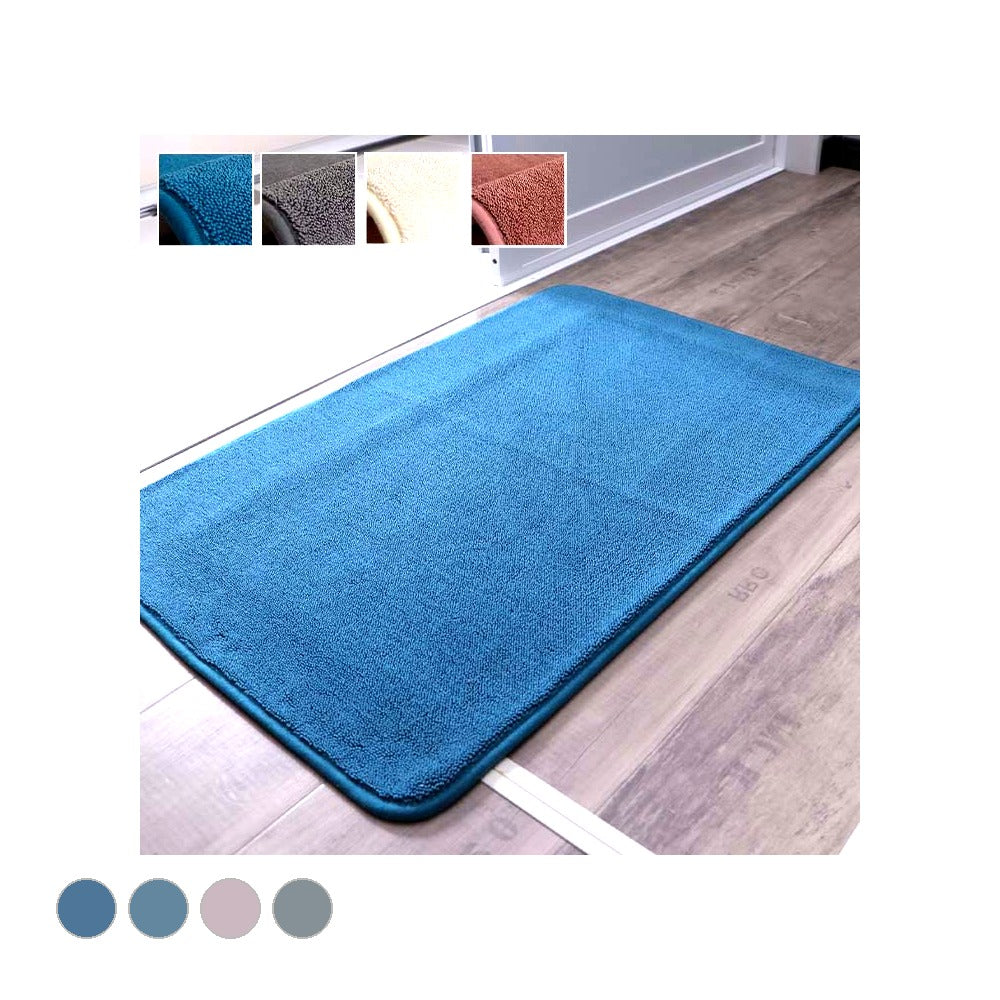 バスマット 足元 BL 35X50 35×50cm ラグマット カーペット ラグ 絨毯 マット