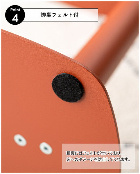 サイドテーブル 幅28×奥行42×高さ50.5cm テーブル コの字型 シンプル コンパクト