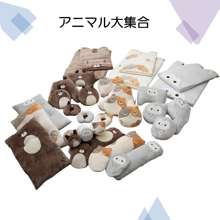 ぬいぐるみ 26AWコタン ミケネコ ダキマクラ 30X90 30×90×30cm 日用品