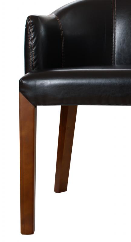 ダイニングセット ラウンドチェア×レザー カフェスタイルダイニング Patrie パトリ W75