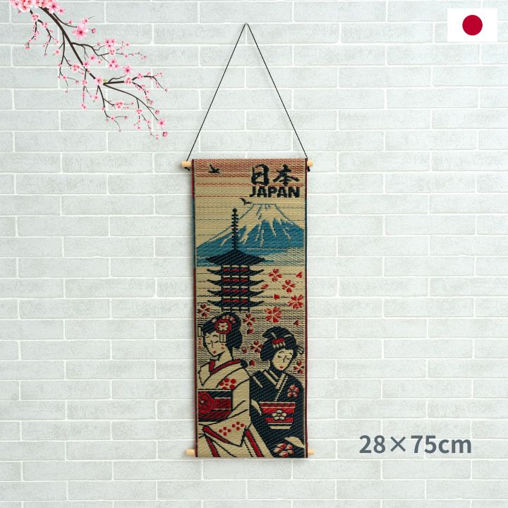 掛け軸 舞妓 28×75cm 日用品 生活雑貨 本品は 日本国内で栽培 育成 加齢臭