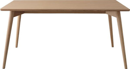 カラメリ ダイニングテーブル 幅150×奥行80×高さ72cm ダイニング家具 ブラウン ナチュラル 天然木