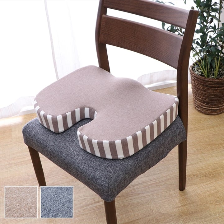 円座 エルマー モールド 楽座 BR 35X45 45×35×7cm 日用品 低反発 クッション