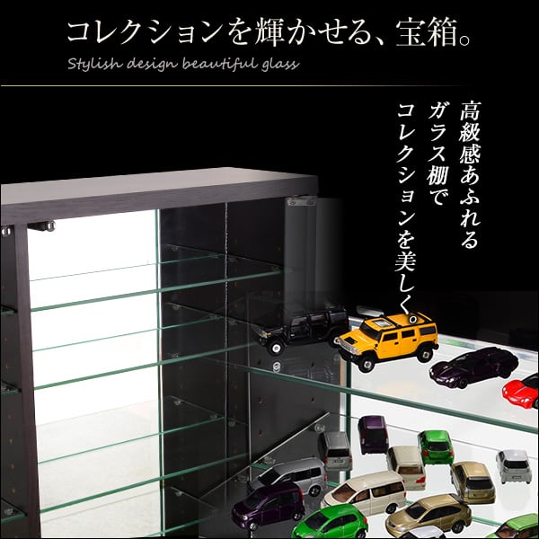 コレクションラック 専用ミラー2枚セット(ハイタイプ用 深型・浅型共通) コレクションケース用 深型