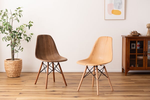 ダイニングチェア チェア 幅46×奥行55×高さ81cm ダイニング家具 オーク ウォールナット