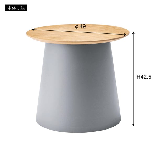 ラウンドテーブル S 幅49×奥行49×高さ42.5cm テーブル ローテーブル センターテーブル