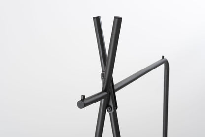 ストレージ ハンガー 幅70×奥行62×高さ168cm 衣類収納 スリム 薄型 ダークグレー スチール