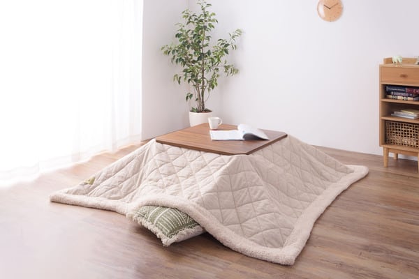 薄掛コタツ布団 正方形 ツイード こたつ こたつテーブル こたつセット コタツ 完成品 組立不要