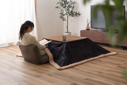 薄掛コタツ布団 正方形 完成品 W190×D190 グレー