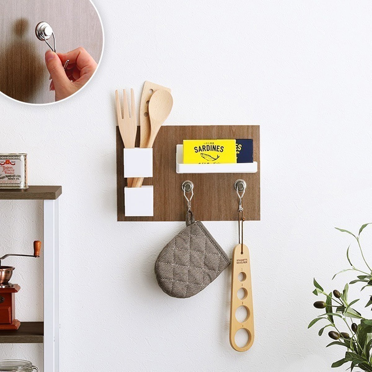 収納 磁石がくっつく簡単マグネットシート 20×30cm 磁石がくっつく マグネット キッチン 壁紙