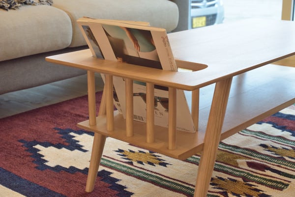 ソット 棚付センターテーブル 幅105×奥行45×高さ38cm テーブル ローテーブル 棚付き 北欧