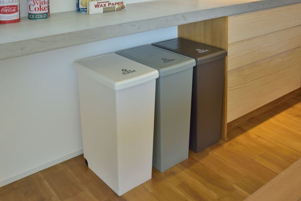 ダストボックス スライドペール45L 幅27×奥行42×高さ60.5cm 日用品 キャスター付き