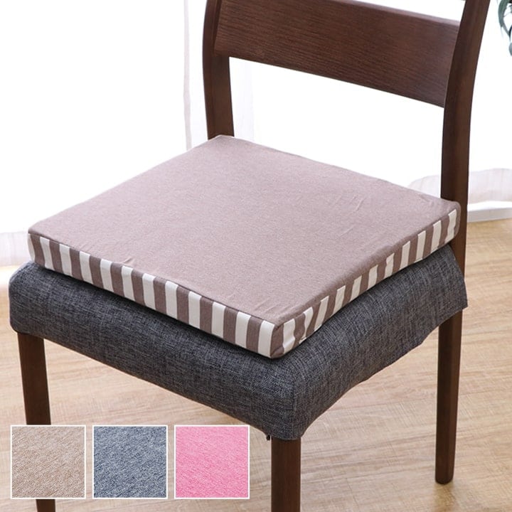 クッション エルマー 低反発 シート BR 40X40 40×40cm 日用品 伸縮 ブラウン