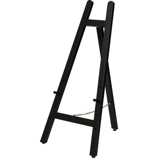 イーゼル 幅43×奥行49×高さ85.5cm 日用品 完成品 組立不要 ブラック ナチュラル 全3色