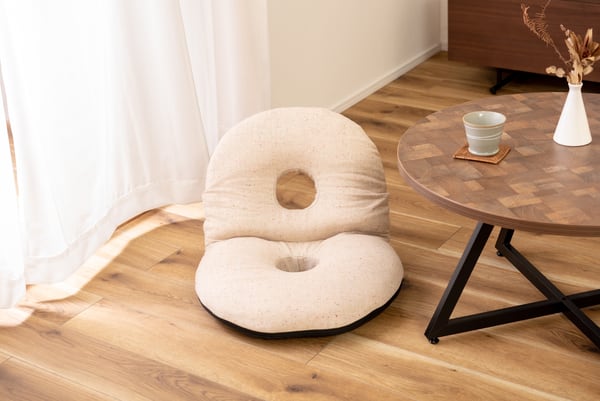 フロアチェア カックンリクライナー 幅48×奥行56×高さ37cm チェア ダイニングチェア 1P