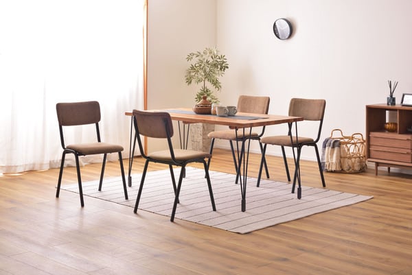 ダイニングチェア チェア 幅44×奥行55×高さ82cm ダイニング家具 北欧 ブラウン グリーン