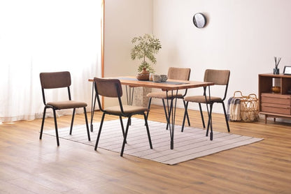 ダイニングチェア チェア 幅44×奥行55×高さ82cm ダイニング家具 北欧 ブラウン グリーン