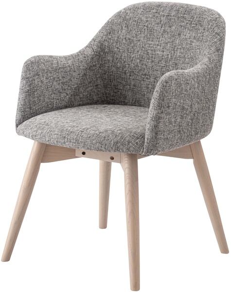 カラメリ 幅50×奥行55×高さ73cm ダイニングチェア デザインチェア 回転チェア 完成品 天然木
