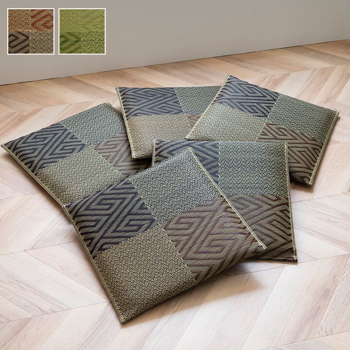五風 座布団 5P BR 55X55 55×55cm 日用品 日本製 布団 クッション・座布団